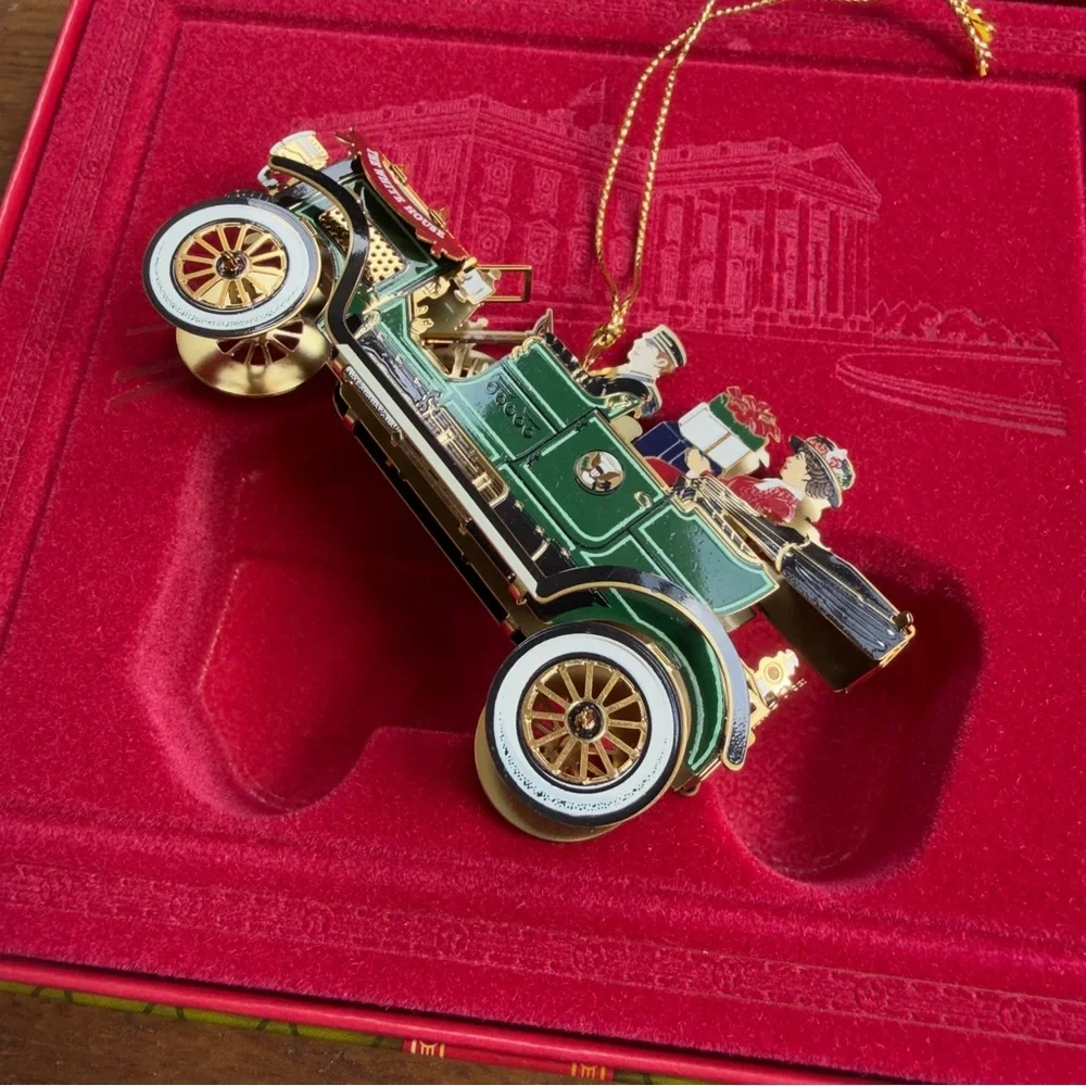 2012 WHHA White House Christmas Ornament- The First Presidential Automobile